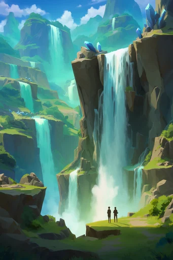 Grand Ethereal Fantasy style reference image — monumental fantasy architecture