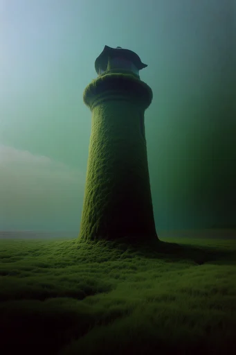 Velvet Moss Surrealism style reference image — minimalist composition