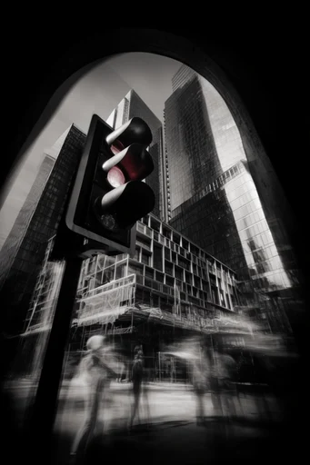 Spectral Urban Motion style reference image — motion blur
