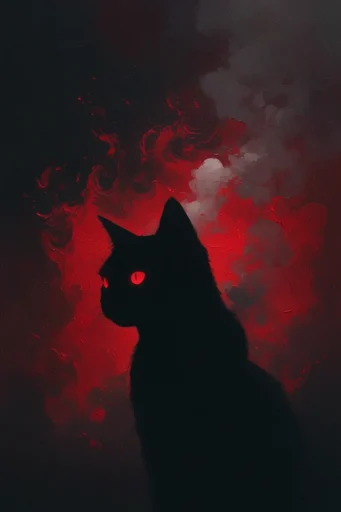 Crimson Noir Gothic style reference image — eerie glowing accents