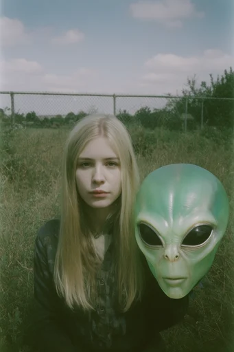 Cinematic Surreal Sci-Fi style reference image — 35mm film grain