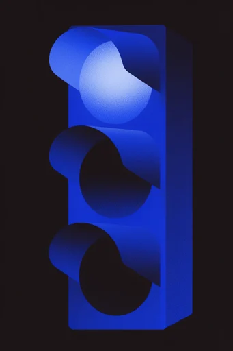Nocturnal Graphic Minimalism style reference image — high-contrast chiaroscuro