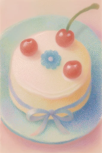 Ethereal Pastel Minimalism style reference image — gentle hand-drawn quality