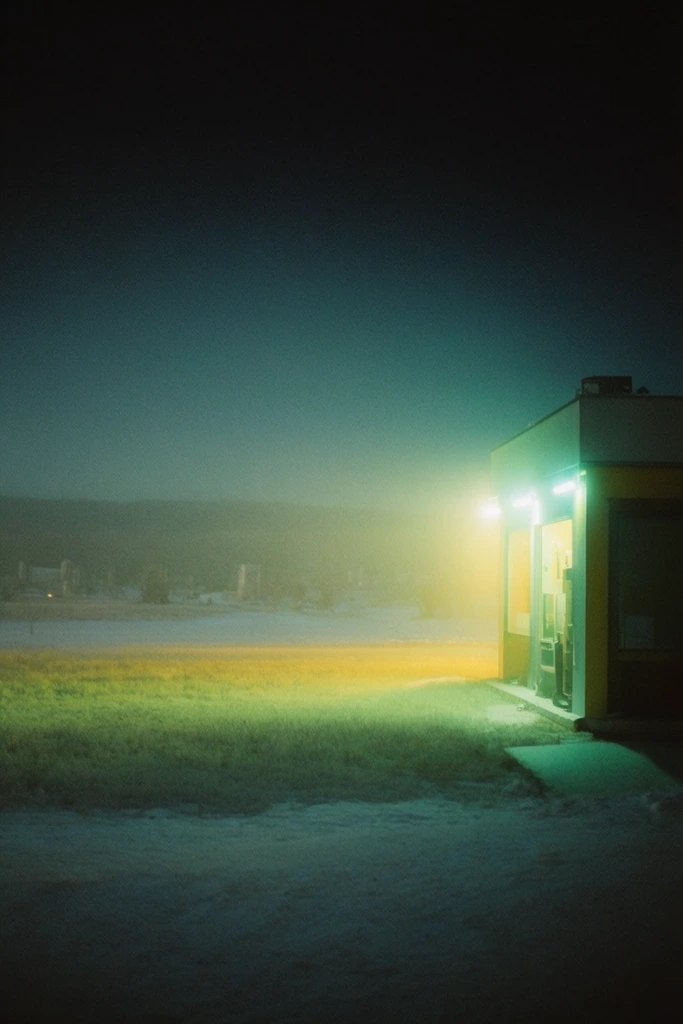 Cinematic Liminal Noir style AI image example 2