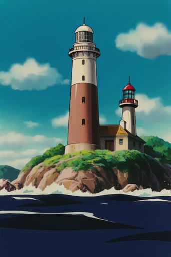 Classic Cel Animation style reference image — soft natural daylight