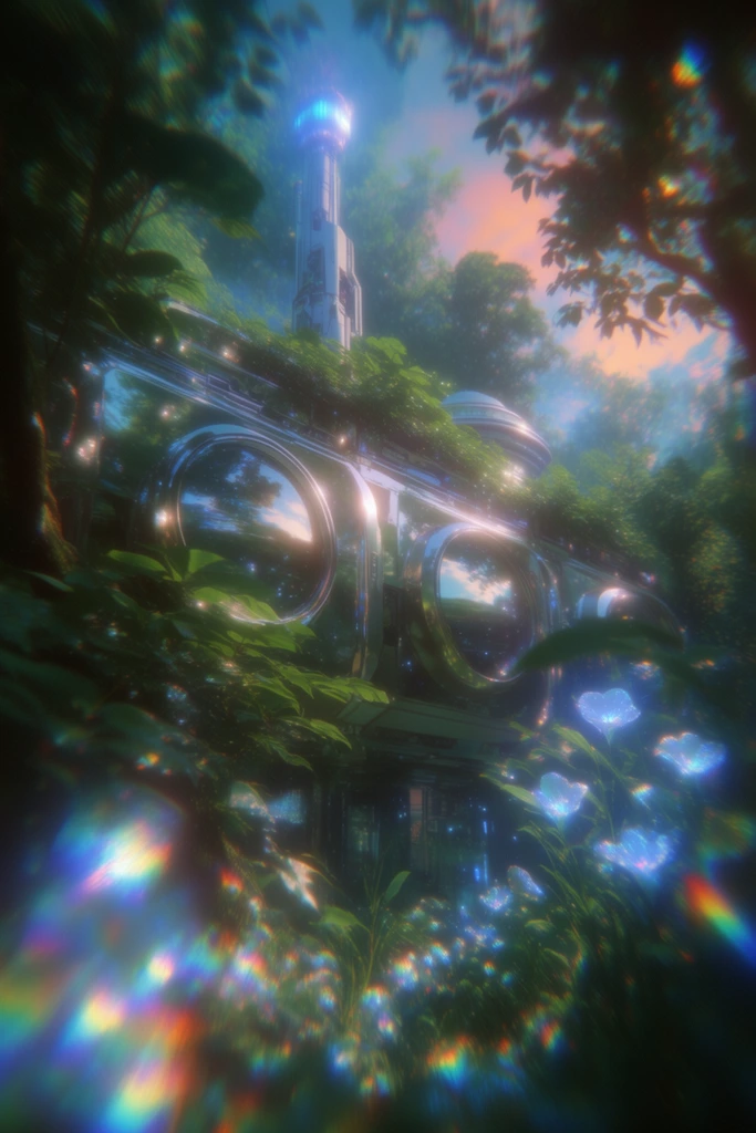 Luminous Prismatic Dreamscape style AI image example 2