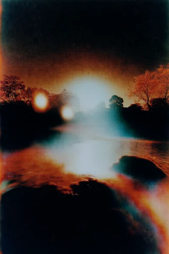 Cinematic Nocturnal Analog style AI image example 2
