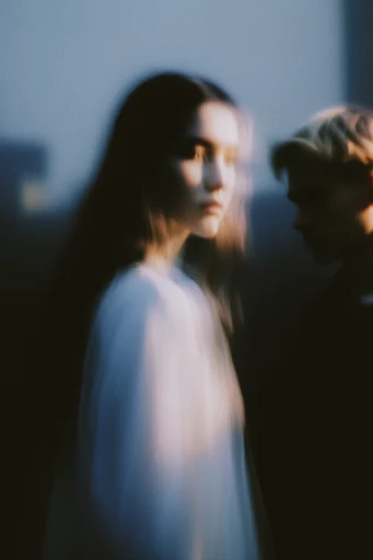 Ethereal Analog Nostalgia style reference image — chiaroscuro lighting