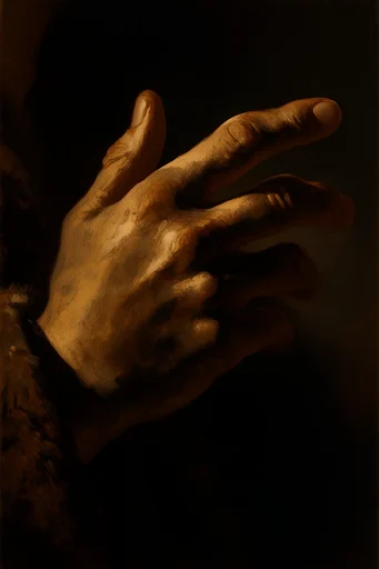 Luminous Impasto Mythos style reference image — mythological realism