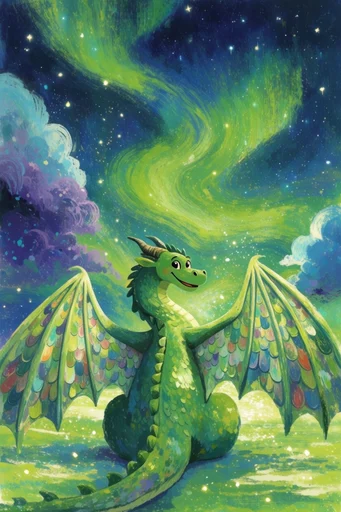 Luminous Nocturnal Whimsy style reference image — dreamy nocturnal landscape