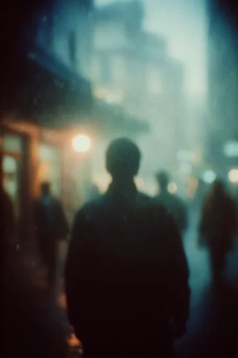 Cinematic Liminal Haze style reference image — cinematic film grain