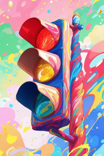 Cobalt Neon Pop style reference image — cobalt blue palette