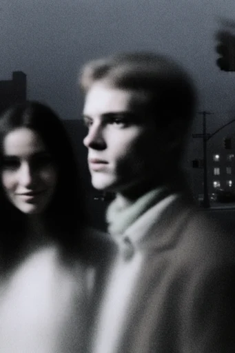 Ethereal Noir Pictorialism style reference image — monochromatic
