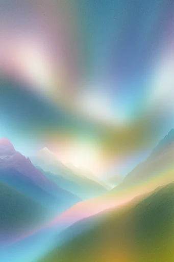 Ethereal Grain Gradient style reference image — ethereal airbrush gradient