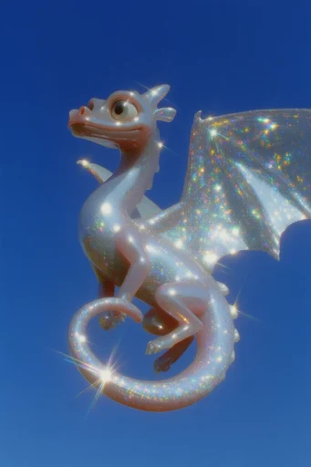 Prismatic Rhinestone Surrealism style reference image — starburst lens flare