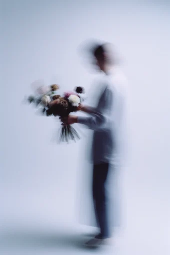 Ethereal Kinetic Motion style reference image — high-key lighting