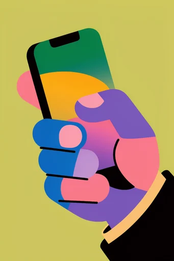 Vibrant Organic Vectorism style reference image — vibrant saturated palette