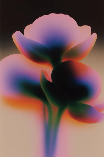 Thermal Grain Surrealism style reference image — high-contrast shadows