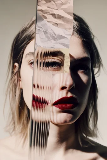 Surreal Avant-Garde Portraiture moodboard — generate AI images in this style