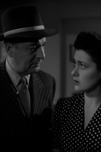 Cinematic Existential Noir style reference image — mid-century cinematic