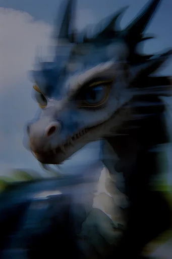 Ethereal Kinetic Fragmentation style reference image — ethereal ghost effect