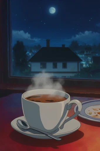 Nostalgic Anime Still Life style reference image — Studio Ghibli inspired