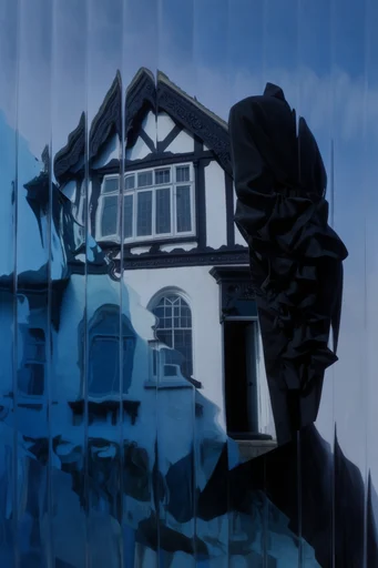 Refractive Noir Surrealism style AI image example 4