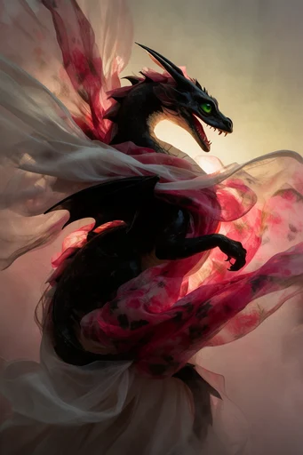 Ethereal Kinetic Surrealism style reference image — volumetric light