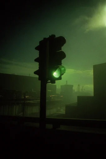 Monochromatic Cinematic Nostalgia style reference image — heavy analog film grain