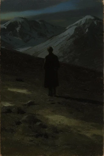 Atmospheric Gothic Nocturnes style reference image — atmospheric oil painting
