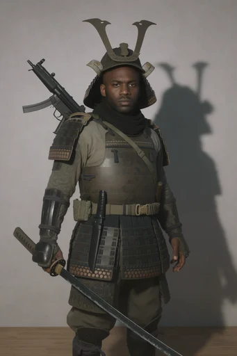 Tactical Ronin Fantasy style reference image — digital painting style