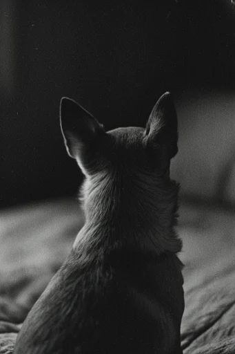 Cinematic Chiaroscuro Noir style reference image — heavy film grain
