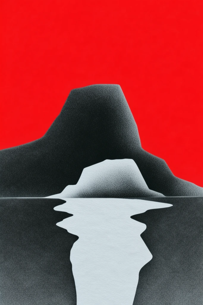 Graphic Crimson Noir style AI image example 2