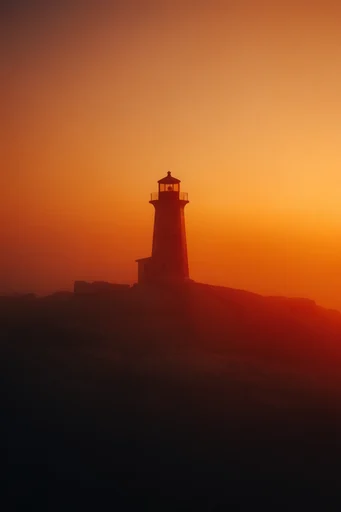 Atmospheric Amber Minimalism style reference image — cinematic backlighting