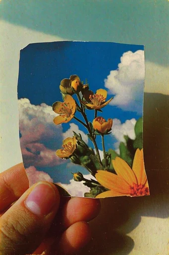 Vintage Cosmic Surrealism style reference image — mid-century aesthetic