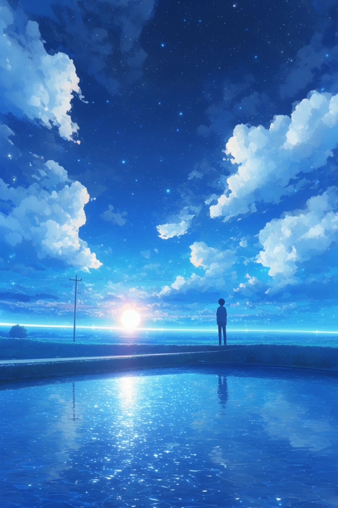 Celestial Cobalt Dreamscape style AI image example 2