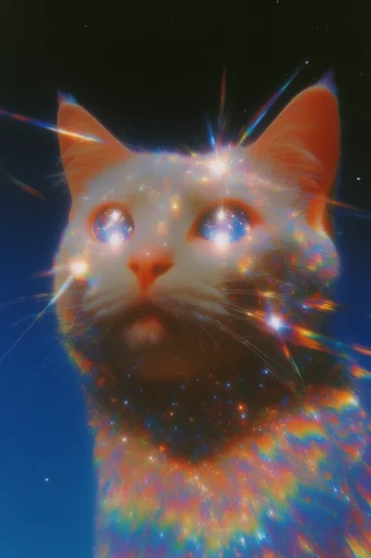 Retro Cosmic Airbrush style reference image — vintage sci-fi aesthetic