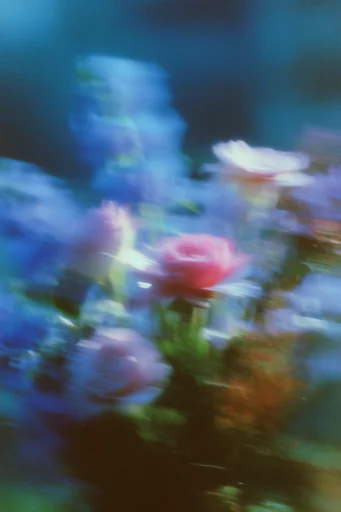 Kinetic Cyan Nocturne style reference image — dreamlike liminal space