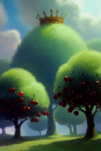 Surreal Pastoral Impressionism style reference image — Ghibli-inspired atmosphere