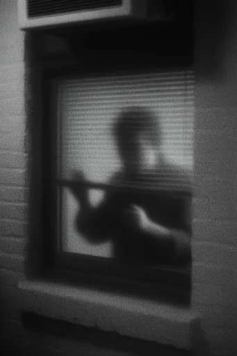 Ethereal Noir Granulation style reference image — tactile noise