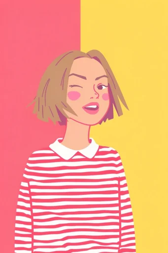 Playful Retro Pop moodboard — generate AI images in this style