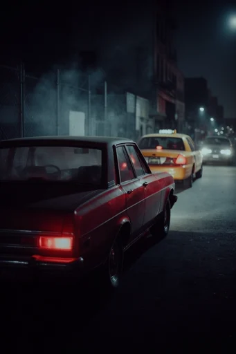 Cinematic Nocturnal Noir style reference image — cinematic noir