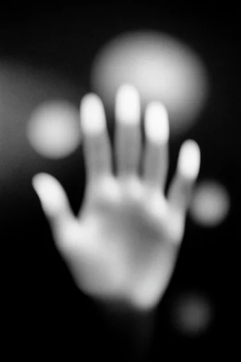 Ethereal Noir Abstraction style reference image — extreme motion blur