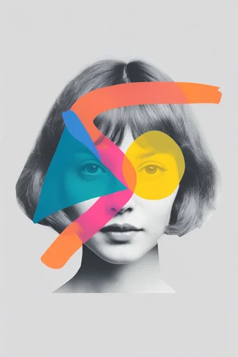Surrealist Graphic Collage moodboard — generate AI images in this style