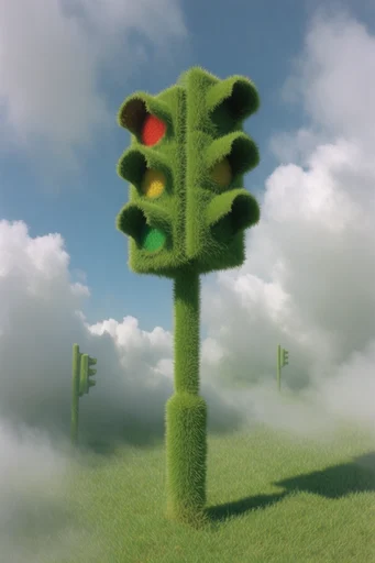 Minimalist Eco Surrealism style reference image — soft diffused daylight