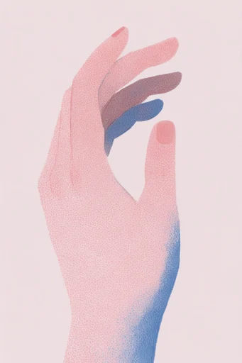Serene Pastel Minimalism style reference image — vast negative space