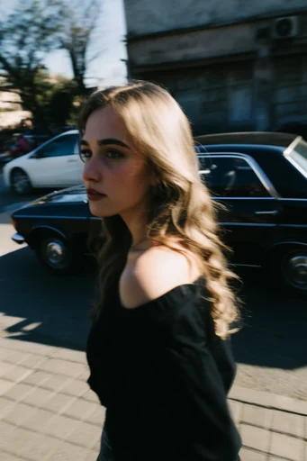 Cinematic Urban Blur style reference image — panning effect