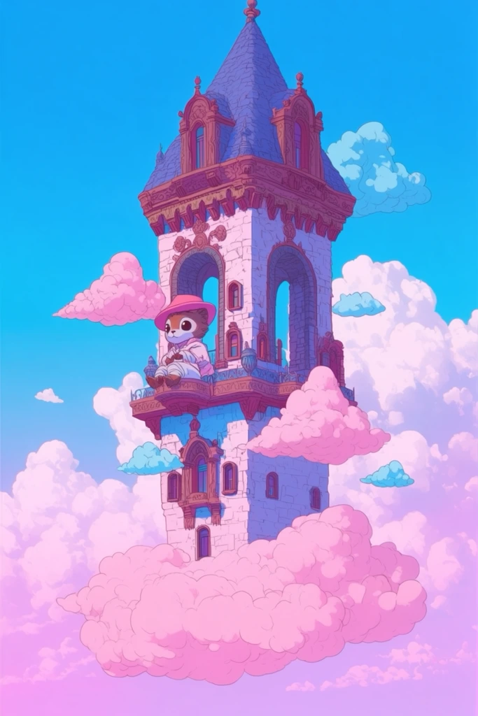 Nostalgic Surreal Dreamscape style AI image example 3