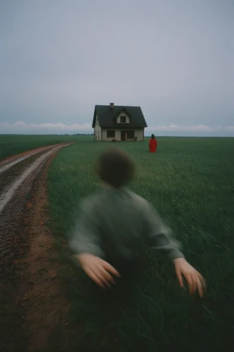Cinematic Surreal Solitude style reference image — uncanny surrealist elements