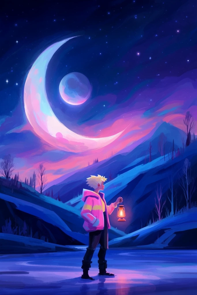 Luminous Cosmic Dreamscape style AI image example 1